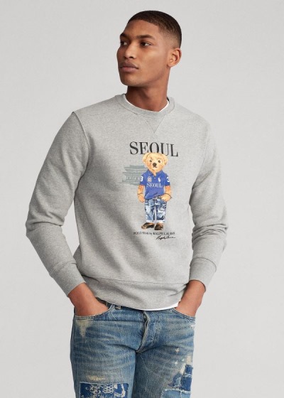 Sweatshirt Polo Ralph Lauren Seoul Bear Fleece Homem 71098-FKCU